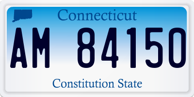 CT license plate AM84150