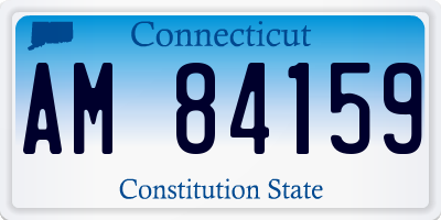 CT license plate AM84159