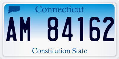 CT license plate AM84162