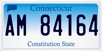 CT license plate AM84164