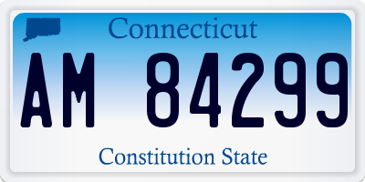 CT license plate AM84299