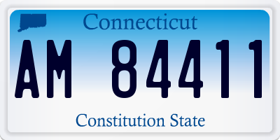 CT license plate AM84411
