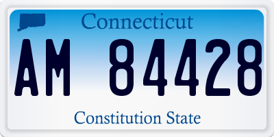 CT license plate AM84428