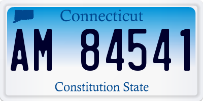 CT license plate AM84541