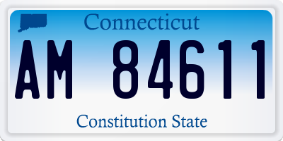 CT license plate AM84611