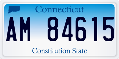CT license plate AM84615