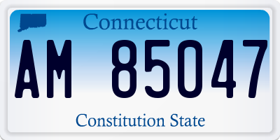 CT license plate AM85047