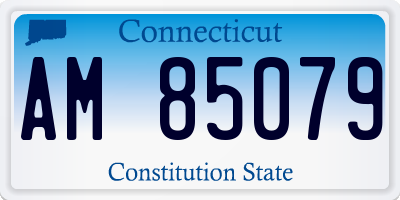 CT license plate AM85079