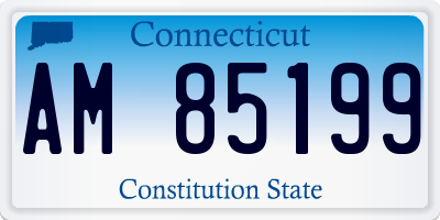 CT license plate AM85199