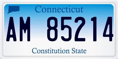 CT license plate AM85214
