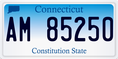 CT license plate AM85250