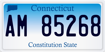 CT license plate AM85268