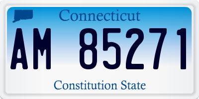 CT license plate AM85271