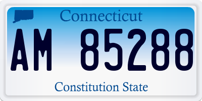 CT license plate AM85288