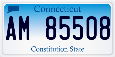 CT license plate AM85508