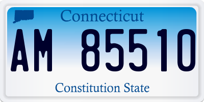 CT license plate AM85510