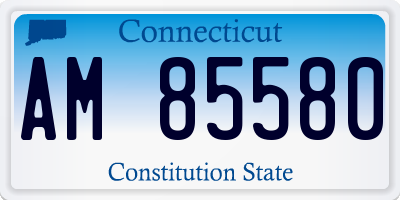 CT license plate AM85580
