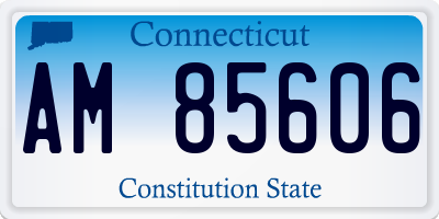 CT license plate AM85606