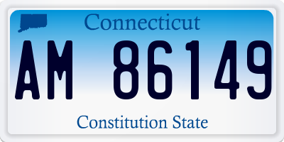 CT license plate AM86149