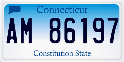 CT license plate AM86197