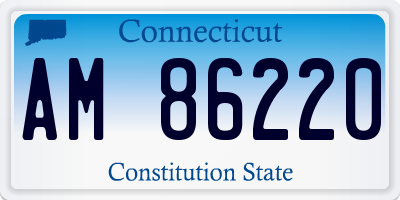 CT license plate AM86220