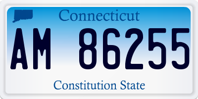 CT license plate AM86255