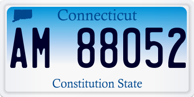CT license plate AM88052