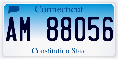 CT license plate AM88056