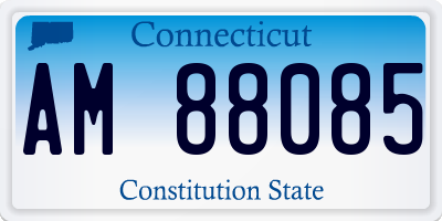 CT license plate AM88085