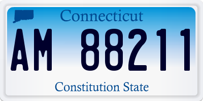 CT license plate AM88211