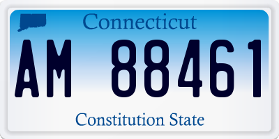 CT license plate AM88461