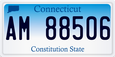 CT license plate AM88506