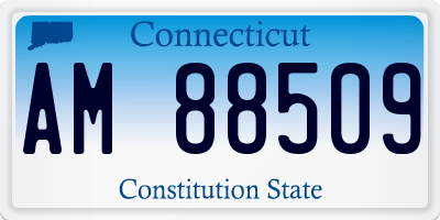 CT license plate AM88509