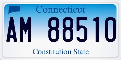 CT license plate AM88510