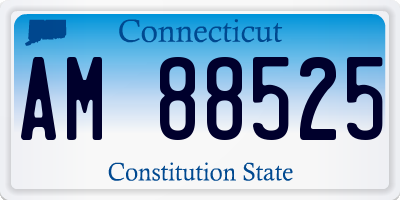 CT license plate AM88525