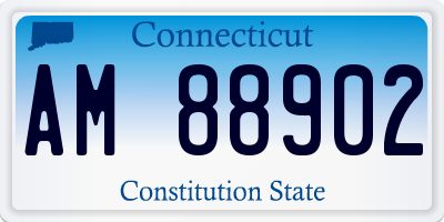 CT license plate AM88902