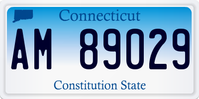 CT license plate AM89029