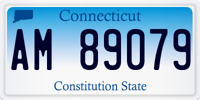 CT license plate AM89079