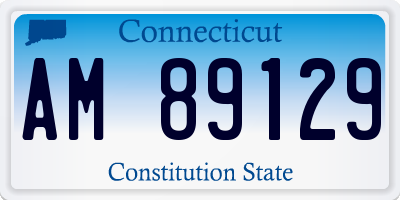 CT license plate AM89129