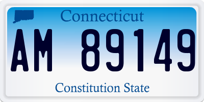 CT license plate AM89149