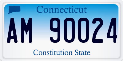 CT license plate AM90024
