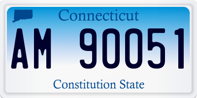 CT license plate AM90051