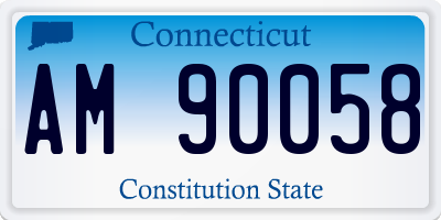 CT license plate AM90058