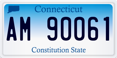 CT license plate AM90061