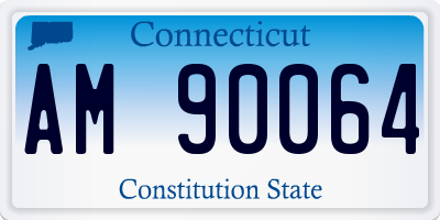CT license plate AM90064