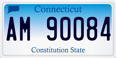 CT license plate AM90084