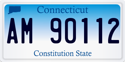 CT license plate AM90112