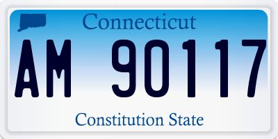 CT license plate AM90117