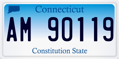 CT license plate AM90119