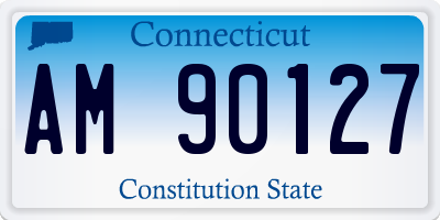 CT license plate AM90127